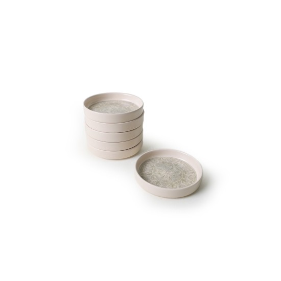 Hermia Ceramic Bowl Set (6 Pieces) X00017907 Cream