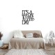 Decorative Metal Wall Accessory Its A Good Black