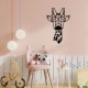 Decorative Metal Wall Accessory Gıraffe Metal Decor Black Decorative Metal Wall Accessory Gıraffe Metal Decor Black