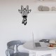 Decorative Metal Wall Accessory Gıraffe Metal Decor Black Decorative Metal Wall Accessory Gıraffe Metal Decor Black