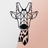 Decorative Metal Wall Accessory Gıraffe Metal Decor Black