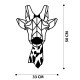 Decorative Metal Wall Accessory Gıraffe Metal Decor Black Decorative Metal Wall Accessory Gıraffe Metal Decor Black