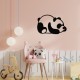 Decorative Metal Wall Accessory Panda Metal Decor Black Decorative Metal Wall Accessory Panda Metal Decor Black