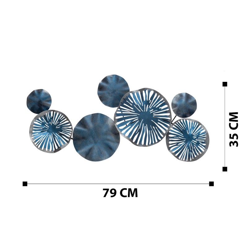 Wallxpert Decorative Metal Wall Accessory Astrid - CH102-5 Multicolor