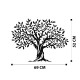 Decorative Metal Wall Accessory Yaprak Dokumu - M0111 Black Decorative Metal Wall Accessory Yaprak Dokumu - M0111 Black