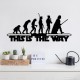 Wallxpert Decorative Metal Wall Accessory Evrim Black