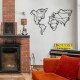 Wallxpert Decorative Metal Wall Accessory Suret Two Black