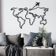 Decorative Metal Wall Accessory Mozzafiato Black Wallxpert Decorative Metal Wall Accessory Mozzafiato Black