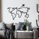 Decorative Metal Wall Accessory Mozzafiato Black Wallxpert Decorative Metal Wall Accessory Mozzafiato Black