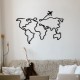 Decorative Metal Wall Accessory Mozzafiato Black Wallxpert Decorative Metal Wall Accessory Mozzafiato Black