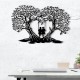 Decorative Metal Wall Accessory Love Black Decorative Metal Wall Accessory Love Black