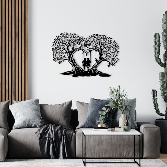 Decorative Metal Wall Accessory Love Black Decorative Metal Wall Accessory Love Black