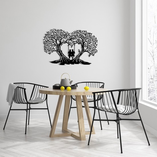 Decorative Metal Wall Accessory Love Black Decorative Metal Wall Accessory Love Black