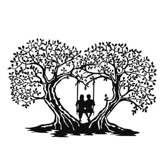 Decorative Metal Wall Accessory Love Black Decorative Metal Wall Accessory Love Black