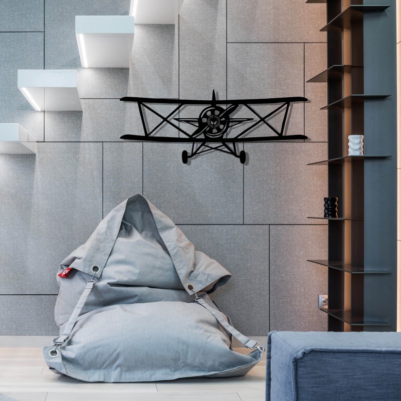 Decorative Metal Wall Accessory Vecihi Black