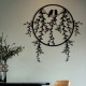 Wallxpert Decorative Metal Wall Accessory Sirayet Black