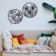 Decorative Metal Wall Accessory Mucbir Black Decorative Metal Wall Accessory Mucbir Black