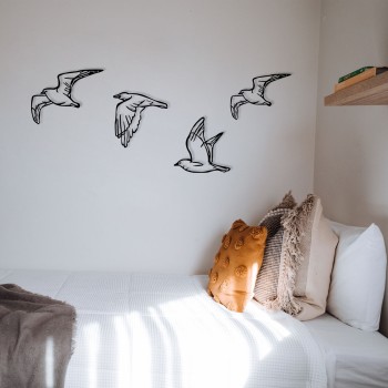 Decorative Metal Wall Accessory Zevahir Black