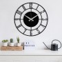 Decorative Metal Wall Clock Enzoclock - S011 Black
