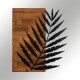 Decorative Wooden Wall Accessory Leaf3 Metal Decor Black
Walnut Decorative Wooden Wall Accessory Leaf3 Metal Decor Black
Walnut