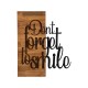 Wallxpert Decorative Wooden Wall Accessory Dont Forget To Smıle Black
Walnut