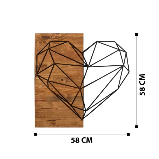 Decorative Wooden Wall Accessory Heart Black
Walnut Wallxpert Decorative Wooden Wall Accessory Heart Black
Walnut