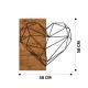 Decorative Wooden Wall Accessory Heart Black
Walnut Wallxpert Decorative Wooden Wall Accessory Heart Black
Walnut
