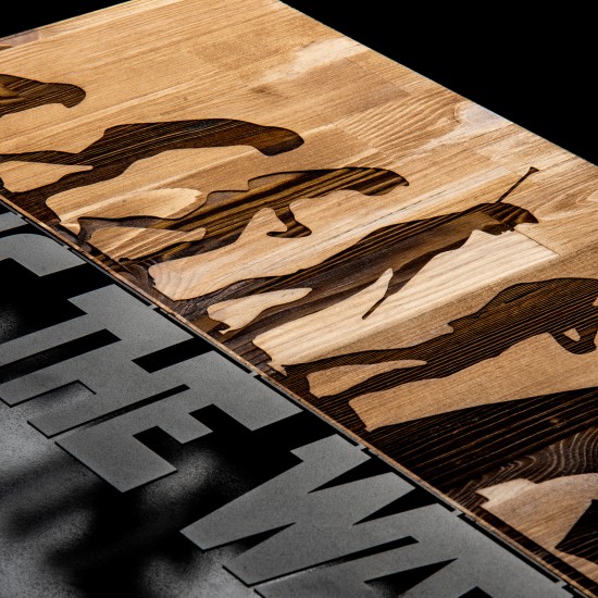 Decorative Wooden Wall Accessory Evrim Black
Walnut