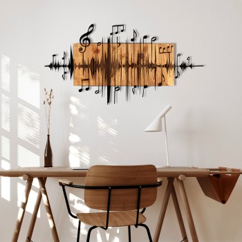 Decorative Wooden Wall Accessory Efsa Black
Walnut