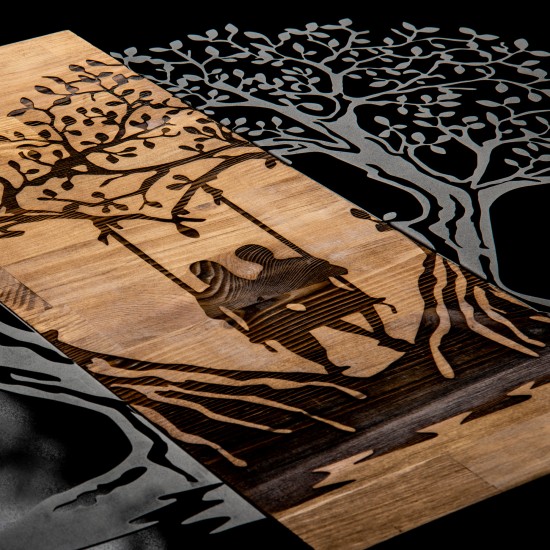 Decorative Wooden Wall Accessory Eva Black
Walnut Wallxpert Decorative Wooden Wall Accessory Eva Black
Walnut