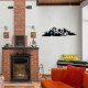 Decorative Metal Wall Accessory Mountain 2 Black Decorative Metal Wall Accessory Mountain 2 Black
