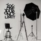 Wallxpert Decorative Metal Wall Accessory Limit Black