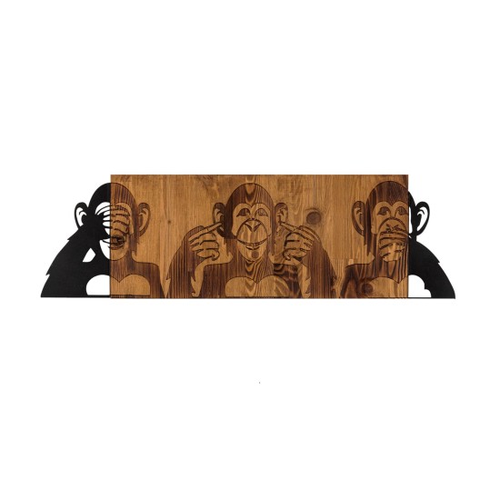 Decorative Wooden Wall Accessory I didnt see I didnt hear I dont know Black
Walnut Decorative Wooden Wall Accessory I didnt see I didnt hear I dont know Black
Walnut