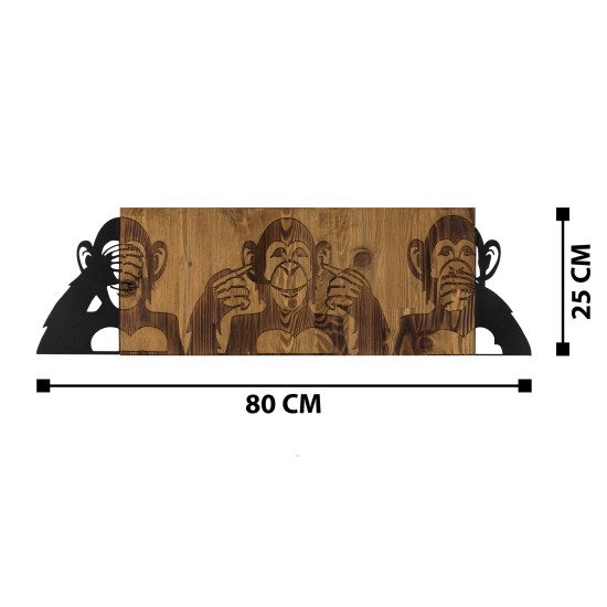 Decorative Wooden Wall Accessory I didnt see I didnt hear I dont know Black
Walnut Decorative Wooden Wall Accessory I didnt see I didnt hear I dont know Black
Walnut