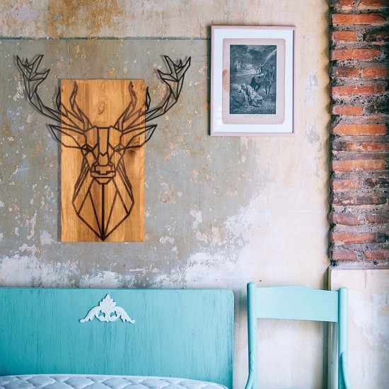 Decorative Wooden Wall Accessory Deer Black
Walnut Wallxpert Decorative Wooden Wall Accessory Deer Black
Walnut