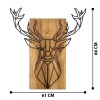 Wallxpert Decorative Wooden Wall Accessory Deer Black
Walnut