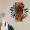 Wallxpert Decorative Wooden Wall Accessory Daisy Black
Walnut