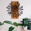 Wallxpert Decorative Wooden Wall Accessory Daisy Black
Walnut