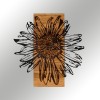 Wallxpert Decorative Wooden Wall Accessory Daisy Black
Walnut