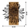 Wallxpert Decorative Wooden Wall Accessory Daisy Black
Walnut