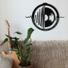 Wallxpert Decorative Metal Wall Accessory My Music v3 Black
