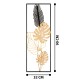 Decorative Metal Wall Accessory Nazo - CH126-1 Multicolor Wallxpert Decorative Metal Wall Accessory Nazo - CH126-1 Multicolor