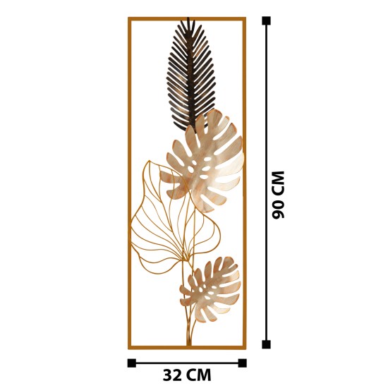 Decorative Metal Wall Accessory Nazo - CH126-2 Multicolor Wallxpert Decorative Metal Wall Accessory Nazo - CH126-2 Multicolor