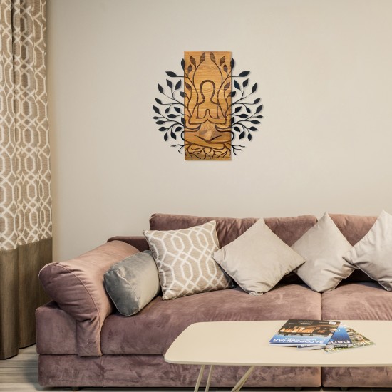 Decorative Wooden Wall Accessory Meditation Black
Walnut Decorative Wooden Wall Accessory Meditation Black
Walnut