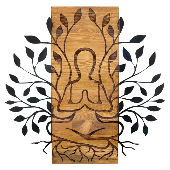 Decorative Wooden Wall Accessory Meditation Black
Walnut Decorative Wooden Wall Accessory Meditation Black
Walnut