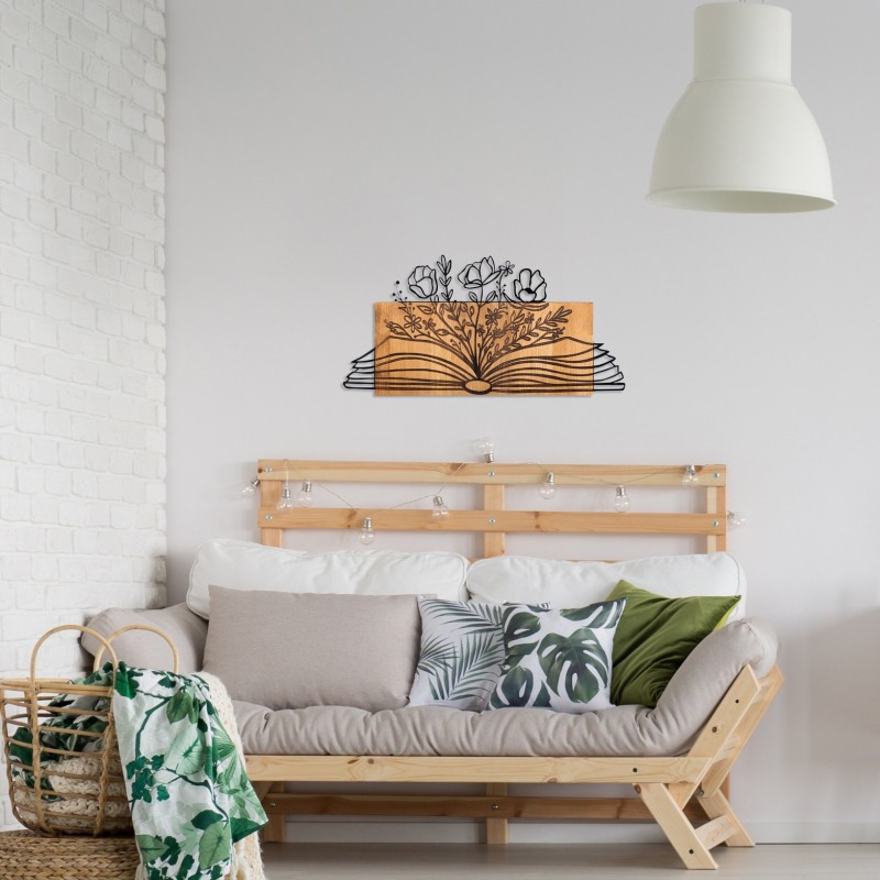 Decorative Wooden Wall Accessory Culture Black
Walnut