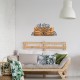 Decorative Wooden Wall Accessory Culture Black
Walnut