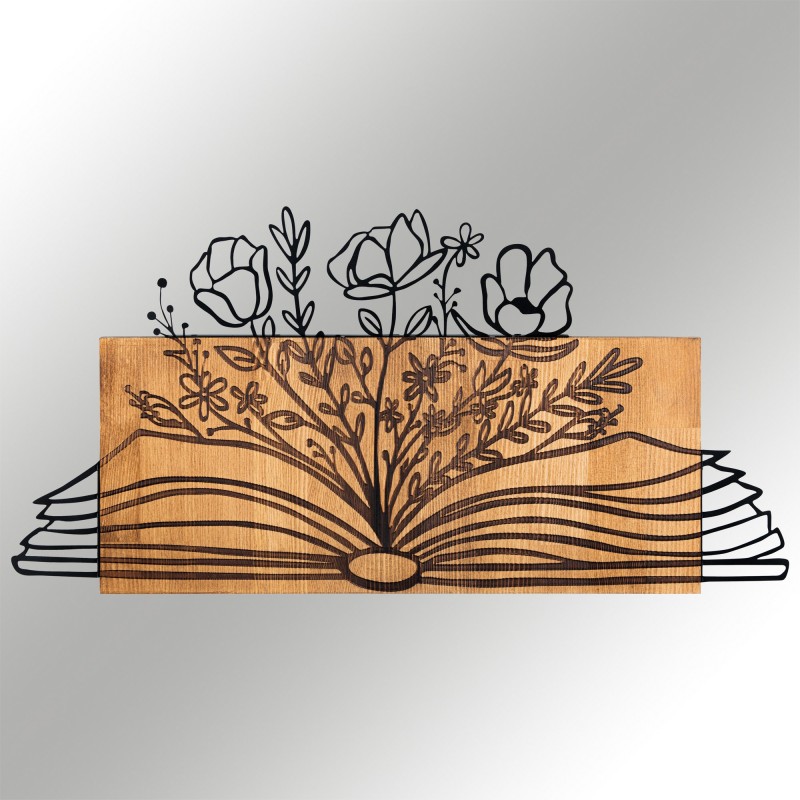 Decorative Wooden Wall Accessory Culture Black
Walnut