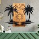 Decorative Wooden Wall Accessory Hawaii 2 Black
Walnut