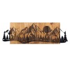 Wallxpert Decorative Wooden Wall Accessory Sundown Black
Walnut
